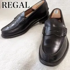 REGAL リーガル　コインローファーで　ブラック　2177 ビジネス　革靴