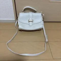 HAYNI ヘイニ ガンチーニ風2way ハンドバッグ 白 ホワイト ショルダー 