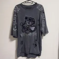 即完 ガルフィー 染め染めわんちゃんボロボロ 半袖Tシャツ /中型犬 