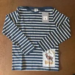 プチバトー　DEYROLLE ストライプ 長袖カットソー