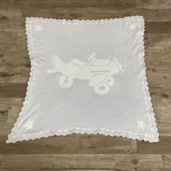 BAREFOOT DREAMS 飛行機模様ブランケット