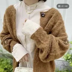 nemne store 袖ボリュームストライプシャツ