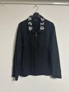 MONKEY TIME 襟刺繍 髑髏ジッパー付き ジャケット y2k