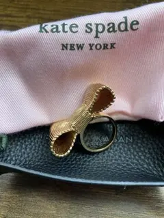 【新品未使用】kate spade リボン型リング