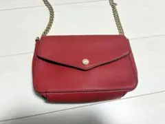 MICHAEL KORS マイケルコース 赤 チェーンショルダーバッグ