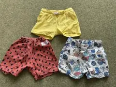 ショートパンツ　3枚セット　80cm 90cm H&M グルービーカラーズ