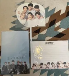 【未開封】SixTONES　サマパラ　ミニうちわ　少年たち、2016レターセット