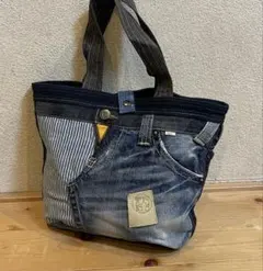 デニムリメイク★MIXジーンズトートバッグ★【8】