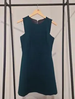 【美品】ZARA BASIC ノースリーブ膝上ワンピース Mサイズ