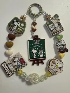 スヌーピー スターバックス ストラップ