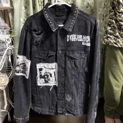 REFLEM レフレム クロップドツイルデニムジャケット ブラック - メルカリ
