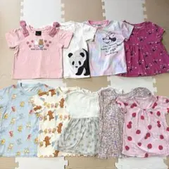 女の子 まとめ売り 100〜110 Tシャツ 9枚　長袖2枚　11枚セット