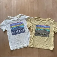 パタゴニア　Tシャツ　3T 2T リンクコーデ
