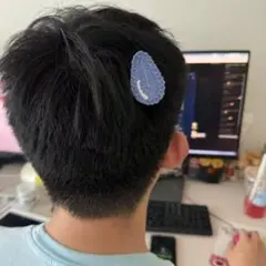 汗マークヘアピン　イベント　学校　学生　お揃い　個性的