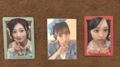 CUTIE STREET 板倉可奈　佐野愛花　梅田みゆトレカシールセット