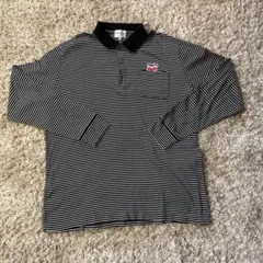 Picone Club ストライプ長袖ポロシャツ ゴルフ サイズ48(Ｌ)