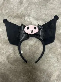 クロミ リボン付きカチューシャ 黒