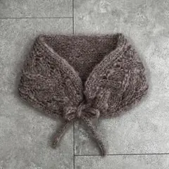 襟巻き ヘアバンド ハンドメイド 作家 モヘア
