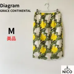 美品　Diagram GRACE CONTINENTAL フラワーレーススカートのサムネイル