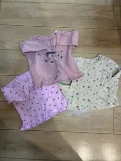 80サイズ　GAPとベルメゾン　ロンT3着