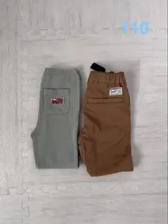 BREEZE/petitmain ロングパンツ　ストレッチパンツ　110