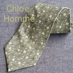 Chlo'e Homme フラワー柄 ネクタイ