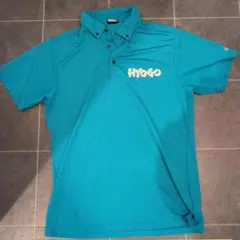 ASICS HYOGO ポロシャツ ターコイズ　兵庫　陸上