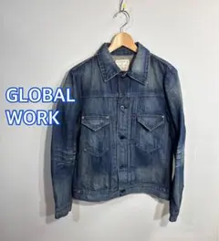 ◼️GLOBAL WORK◼️ vintage デニムジャケット　Gジャン:L