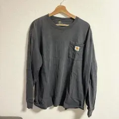 Carhartt ブラック 黒 長袖Tシャツ Mサイズ