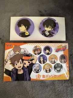 家庭教師ヒットマンREBORN! 缶バッジセットとミニ色紙