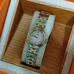 エルメス クリッパー アイボリーコンビ ボーイズ　レディース Hベルト 電池新品 2025年最新】エルメス クリッパー ベルトの人気アイテム - メルカリ