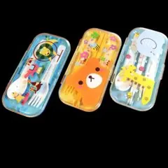 子供用 スプーン フォーク 箸 カトラリーセット 3個セット 動物柄