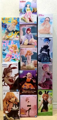 プライズフィギュア　１３個