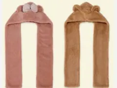 ダッフィー シェリーメイ　フード付きマフラー 東京ディズニーシー限定