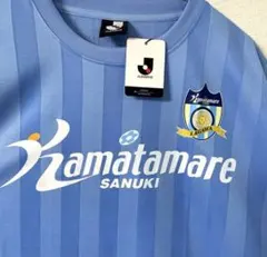 Jリーグ　 カマタマーレ讃岐 Tシャツ メッシュ　XL 新品　ゲームシャツのサムネイル