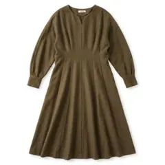 NATURAL BEAUTY BASIC ロングワンピース ブラウン S