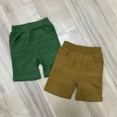 ベビー ハーフパンツ 2枚組 80cmのサムネイル
