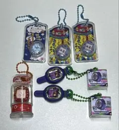 たまごっち　食玩　おかしなたまごボーロっち　キーホルダー　　6点セット