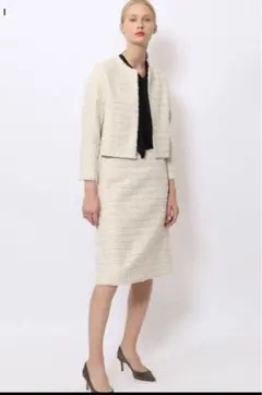 ★極美品★トゥモローランド　ボールジィ　ジャケットスカート　セットアップ　36