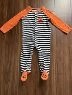 美品　koala Kids ハロウィンロンパース 80cm カボチャ