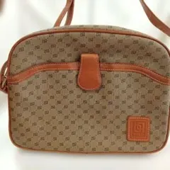 希少 BALLY バリー ヴィンテージ モノグラム 総柄 ショルダーバッグ 茶 