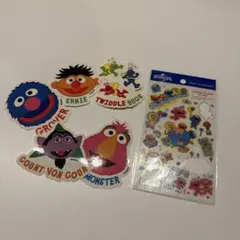 セサミストリート キャラクターシール 6枚