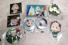 スパイファミリー アーニャ 缶バッジ シール カード ラバーキーホルダー