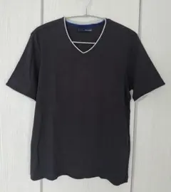 JOSEPH ABBOUD ネイビー Vネック Tシャツ 半袖 Mのサムネイル