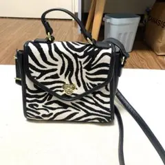 DRESKIP ゼブラ柄 ショルダーバッグ ミニバッグのサムネイル
