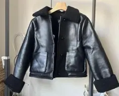 ZARA 黒 レザージャケット XS