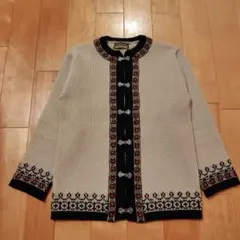 ノルウェー製　Nordstrikk カーディガン　チロリアン　メタルフック