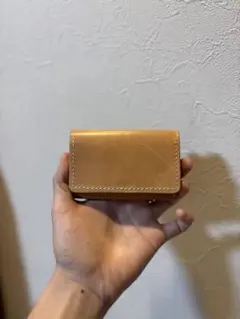 本革　名刺入れ　カードケース　サドルレザー