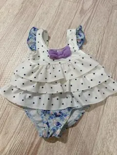 プティマイン☆水玉ワンピース水着　80サイズ　女の子　ベビー