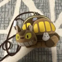 トトロ　ネコバス　がま口